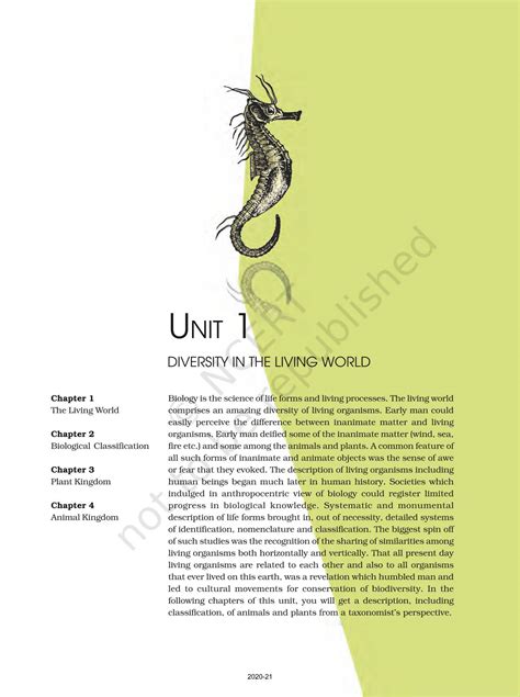 The Living World - NCERT Book of Class 11 Biology