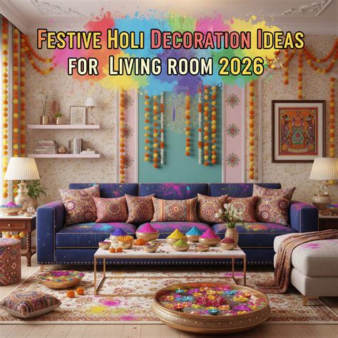 Creative Holi Home Decor Ideas 2026 | Best & Affordable Holi Decoration ...