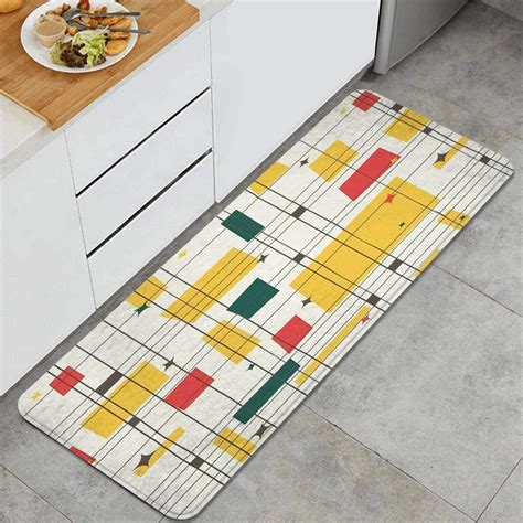 Home Decor Personalized Memory Foam Anti-Fatigue Kitchen Floor Mat,Mid ...
