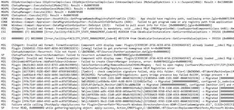 Install.log Error 的图像结果