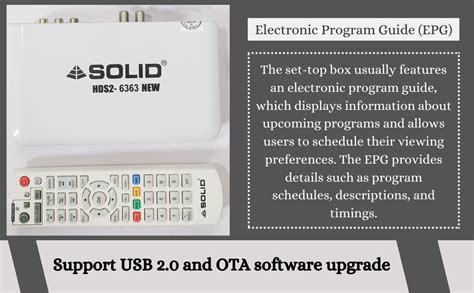 Eboxi SOLID HDS2-NEW 6363 MPEG-4 Digital IT Set-Top Box DD Free to AIR ...