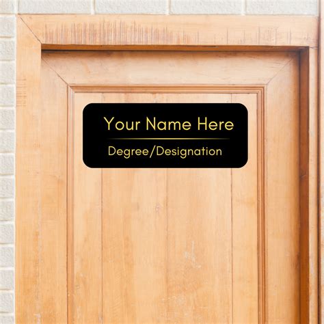 Door/Wall Name Plate for Professionals – Gifting Bonsai