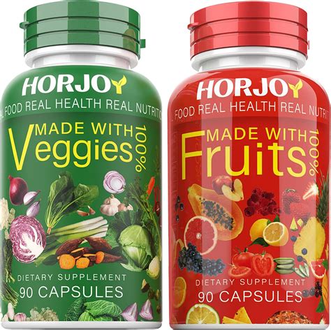 Amazon.com: Carlyle Fruits and Veggies Supplement | 250 Capsules | Made ...