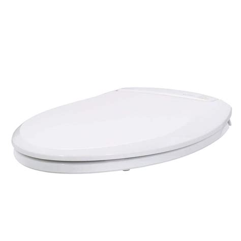 Buy LumaWarm Heated Nightlight Elongated Closed Front Toilet Seat in ...
