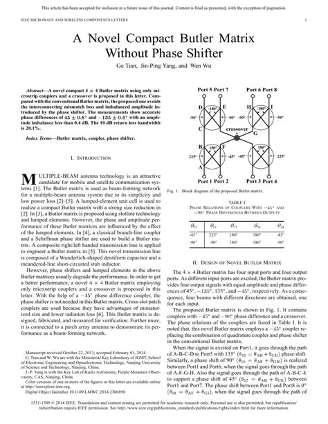 Image result for Butler Matrix Basics