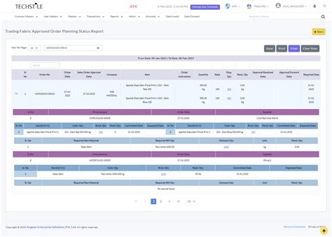 Portfolio | Techstile ERP Solution