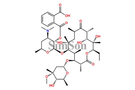 Erythromycin Phthalate Impurity | CAS No- NA | Simson Pharma Limited
