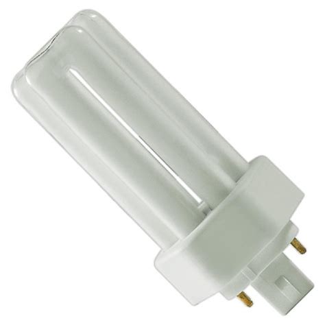 GE Ecolux 65-Watt EQ T4 Warm White GX24Q-2 Pin Base Cfl Light Bulb in ...