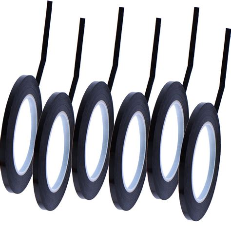 Outus 6 Pack 3 mm Width Graphic Chart Tape Art Tape Grid Marking Tapes ...