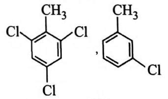 A compound X with molecular formula C7H8 is treated with Cl2 in ...