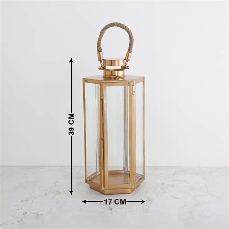 Buy Selena Temple Shape Hanging Lantern 17 cm L x 17 cm W x 39 cm H ...