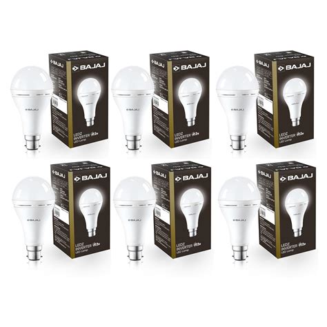 Bajaj LEDZ 12W Rechargeable Emergency Inverter LED Bulb | Cool Day ...