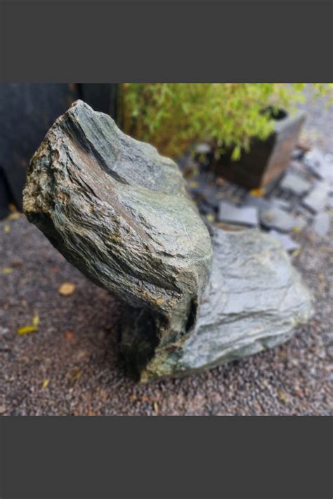 Roche Solitäre Schiste gris-brun 150cm - Monolithique