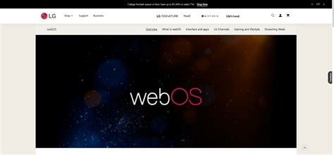 Image result for LG C1 webOS