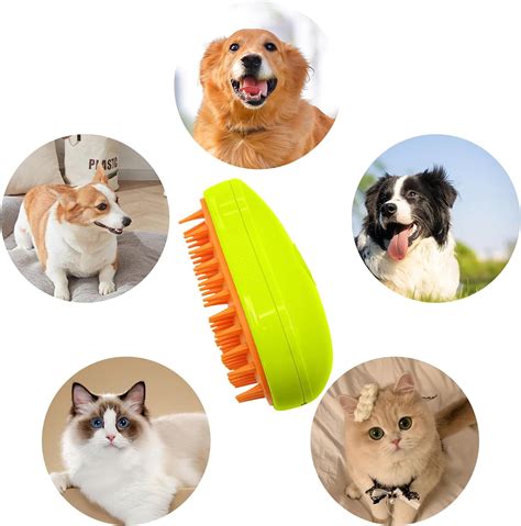 3-in-1 Cat Steamy Brush – Self-Cleaning Pet Grooming & Hair Removal Co