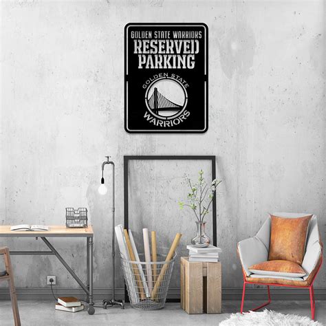 Personalized Golden State Warriors Reserved Parking Sign V2 NBA ...