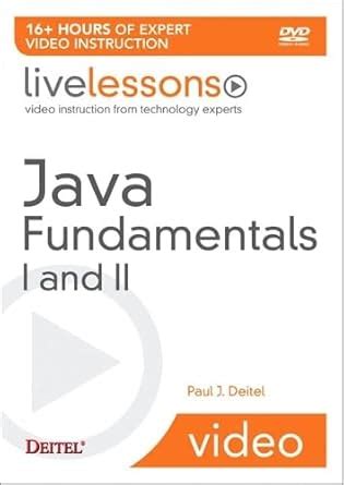 Java Fundamentals I and II LiveLesson (Video Training) (Livelessons ...