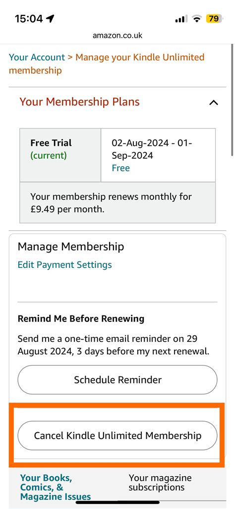 How to cancel Kindle Unlimited