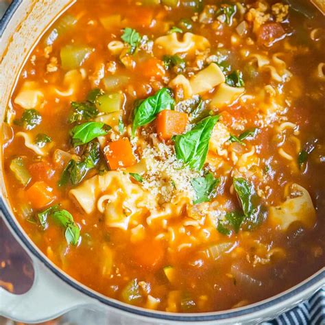 Veggie-Loaded Lasagna Soup (vegetarian)