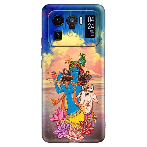 Lord Krishna Xiaomi Mi 11 Ultra Premium Embossed Mobile cover – Covertubes