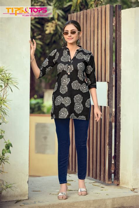 Tips And Tops Cotton Shorties Vol 9 Cotton Print Short Top Collection
