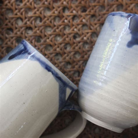 Classic blue mugs – The little Goldfish