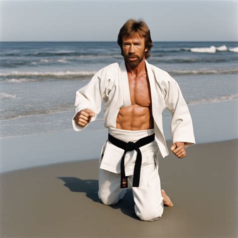 Chuck Norris as the karate kid by mccloud316 on DeviantArt