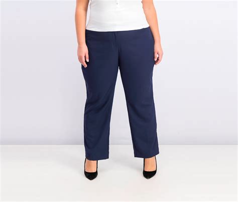 Buy JM Collection women plain pants intrepid blue Online | Brands For Less