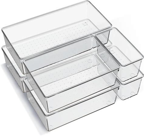 Amazon.com: STORi SimpleSort 10-Piece Stackable Clear Drawer Organizer ...