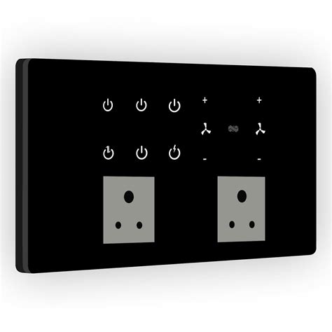 IOTICS Smart Wifi Switch Board: 6 x Switch, 2 Fan & 2 Smart Plug Module ...
