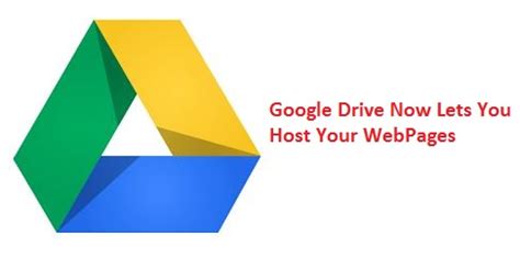 You Can Now Host Webpages on Google Drive! | Smart Earning Methods