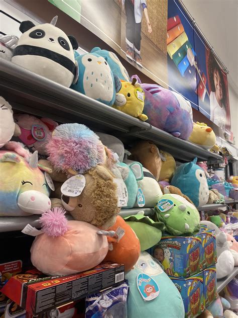 Loads of squish at my tjmaxx! Debating on Winston the Owl. 🤩🤩🤩 : r/squishmallow