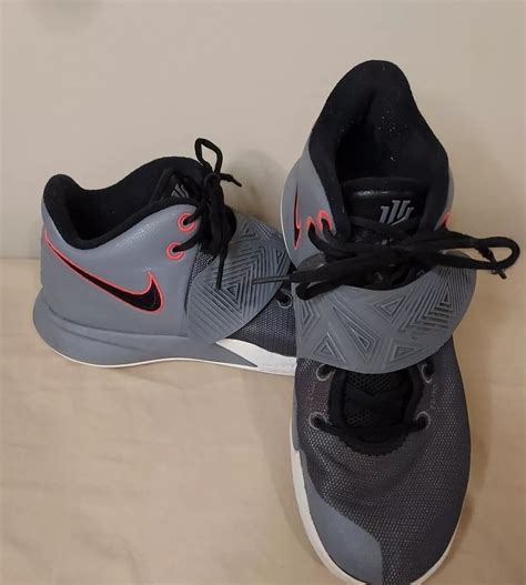 Nike Kyrie Flytrap III Mens Gray Basketball Shoes Sne… - Gem