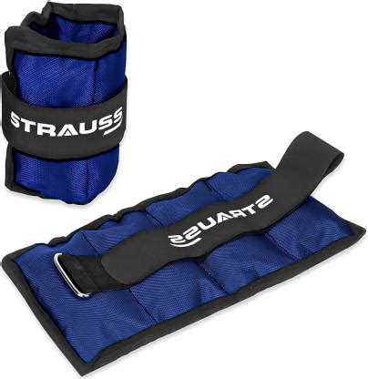 Strauss (0.5 Kg x 2) Ankle Weight | Wrist & Leg Weights Cuff, 0.5Kg ...