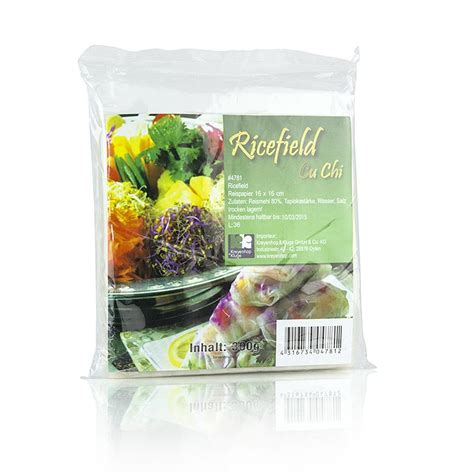 Kertas nasi, persegi, 16x16cm, 300g, 40 lembar, tas | GOURMET VERSAND ...