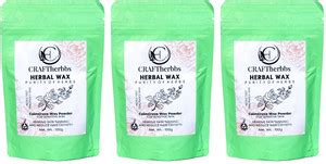 CRAFTherbbs Rose Wax Powder for Sensitive Skin, Natural Herbal Hair ...