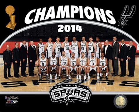 San Antonio Spurs 2014 NBA Champions Team Photo Fine Art Print by ...