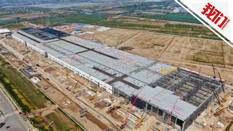 特斯拉上海超级工厂进度惊人 生产设备正安装调试