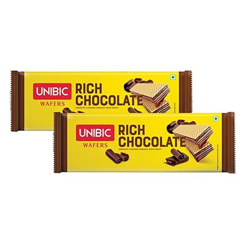 Unibic Rich Chocolate Wafers - 75gm (PACK OF 2) UNIQUE : Amazon.in ...