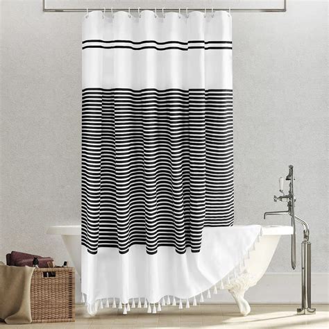 Luxury Black And White Shower Curtains at Veronica Hiatt blog