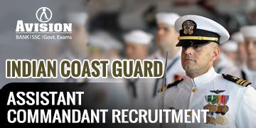 Indian Coast Guard Assistant Commandant Recruitment