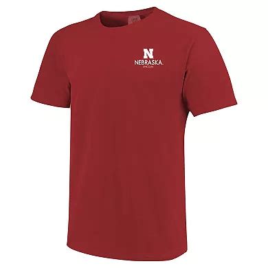 Unisex Scarlet Nebraska Huskers Scenic Comfort Colors T-Shirt
