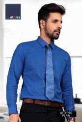 Mens Formal Shirt - Blue Chex Formal Uniform Shirts for Corporate ...