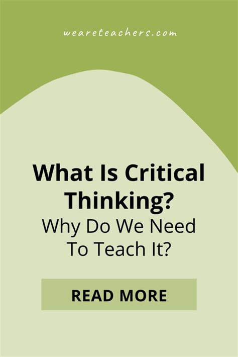 Image result for Critical Thinking Explained