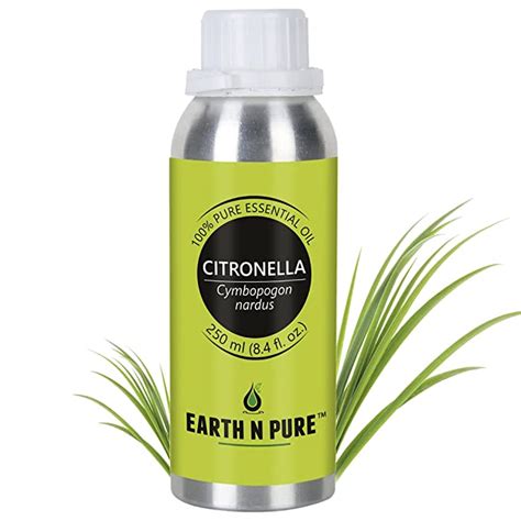 Earth N Pure Citronella Essential Oil Undiluted, Natural, Therapeutic ...