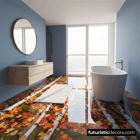 Leaves and Birch Branch Floors — Trending Epoxy Designs