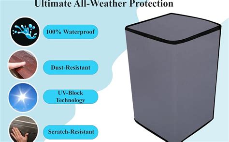 Stylista Polyester Washing Machine Cover Compatible for Samsung 8 KG ...