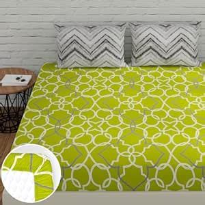 Huesland by Ahmedabad Cotton 144 TC Elastic Fitted Bedsheets Cotton ...