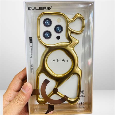 DULERO Frameless Metal Look Case with MagSafe for iPhone 16 Pro/16 Pro ...