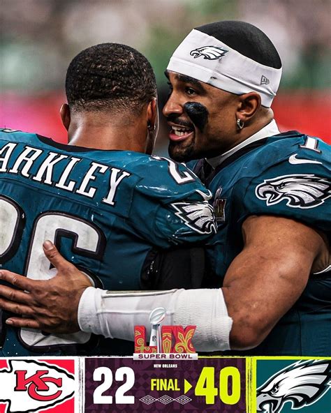 Philadelphia Eagles Super Bowl LIX Champions Final Score 8x10 NFL ...